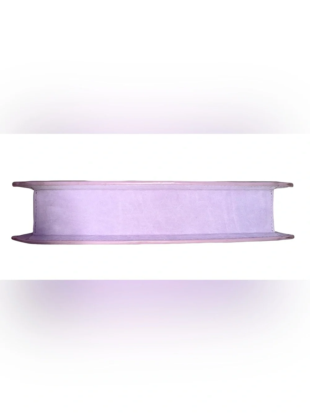 JACQUEMUS “LE SAC ROND” HANDBAG IN LAVENDER SUEDE - Picture 8 of 10